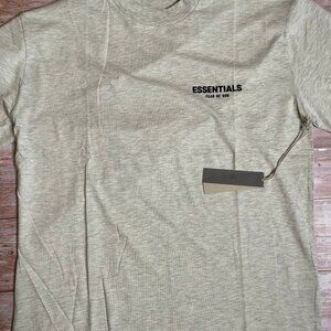 ESSENTIALS FOG SHIRT | LIGHT OAT | SIZE M | OVERSIZED | NWT